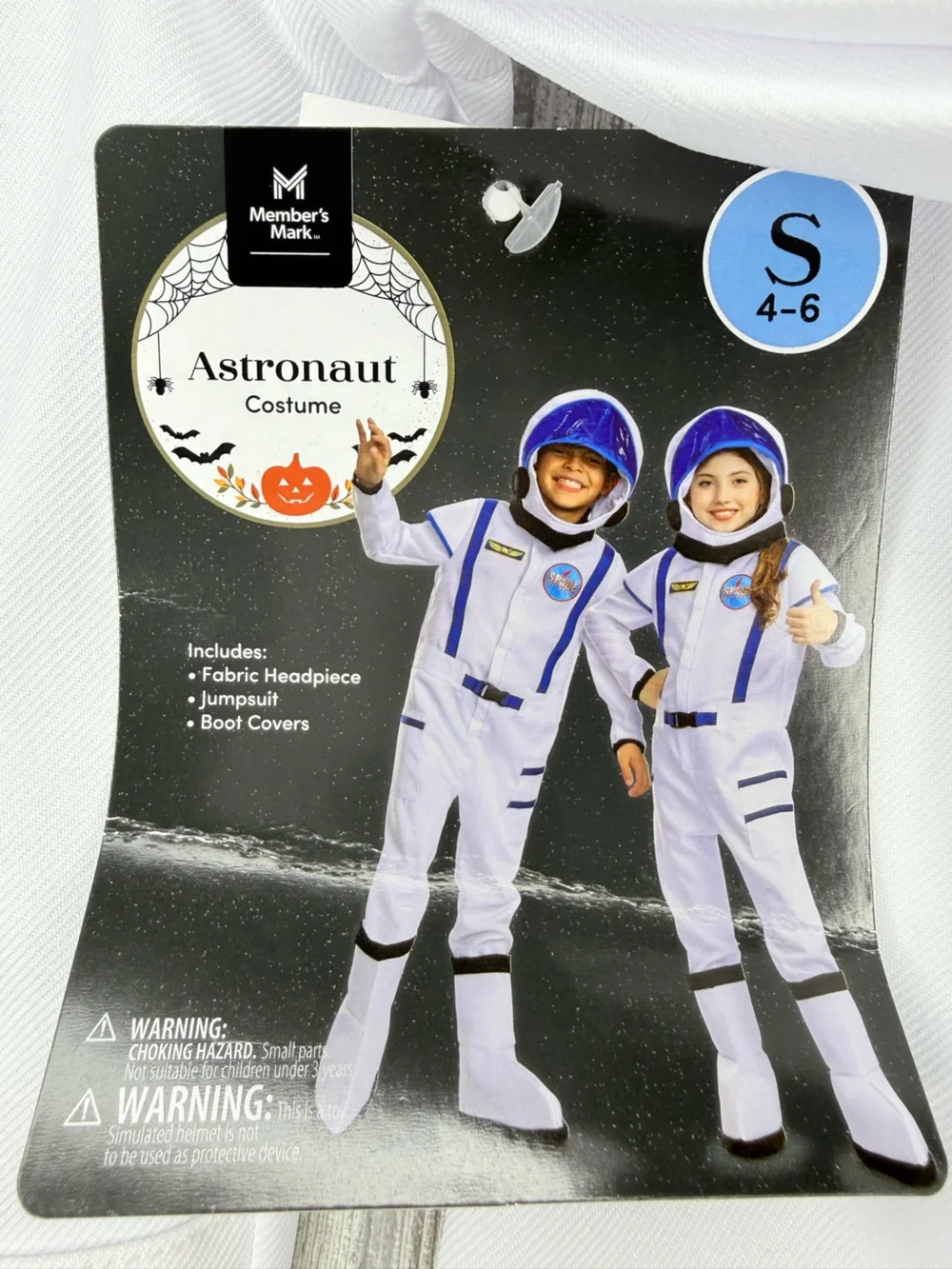 Members mark astronaut Halloween costume cosplay dress up size sm 4-5
